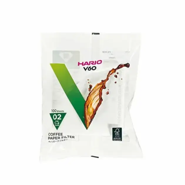 FILTERPAPER V60 HARIO - 100PZ